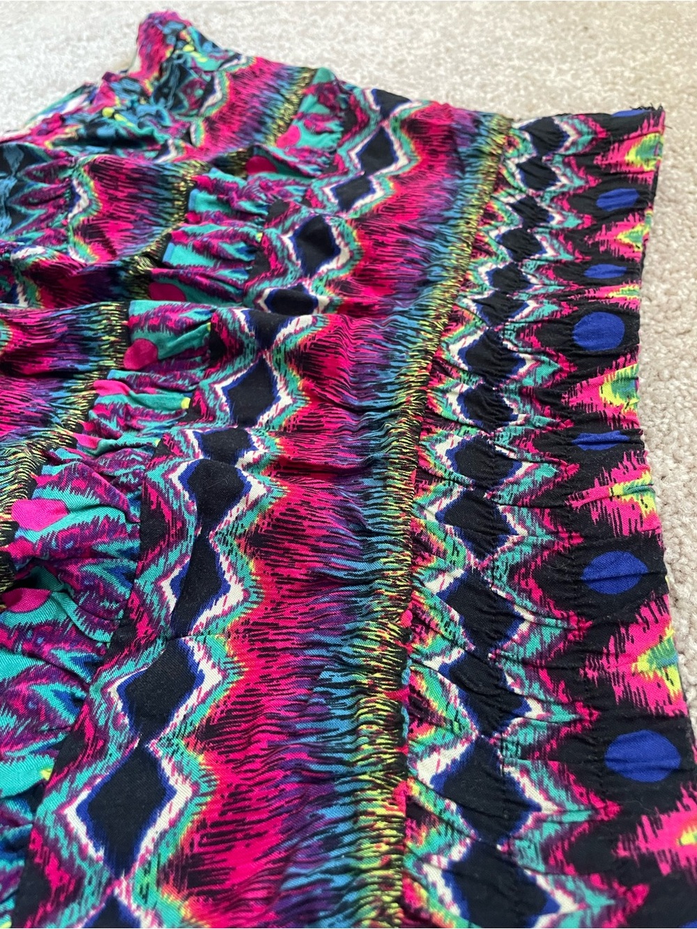 💗 Multi Colored Ruffle Skirt - Picture 12 of 16
